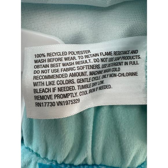 Art Class Girls NWT PJ Set (L‎ 10/12) – Star Print Aqua Blue Button Top & Shorts - Picture 4 of 5